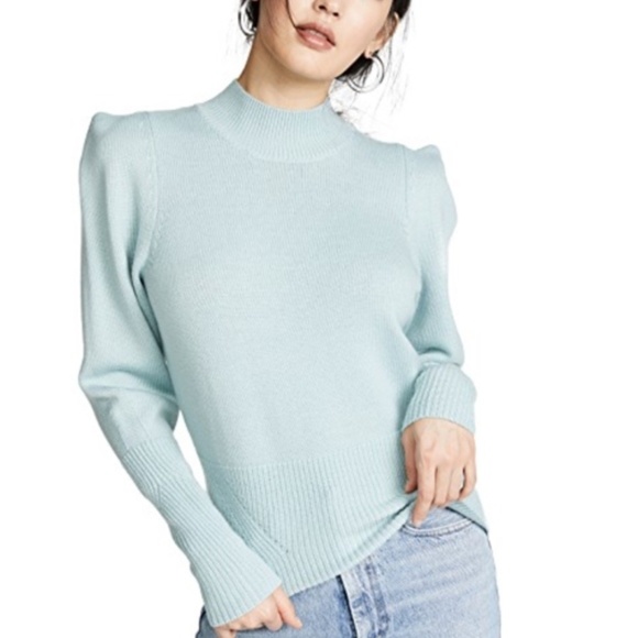 Joie Marquetta Light Blue Wool Sweater NWT - Picture 6 of 7